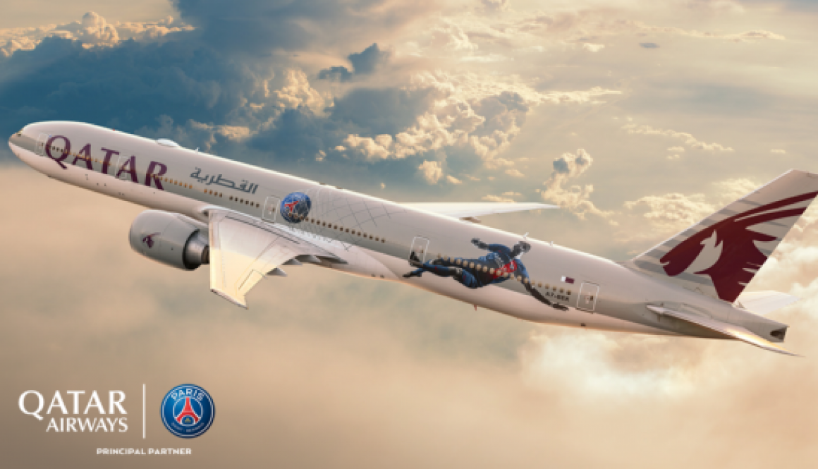 Qatar Airways Unveils New Livery to Celebrate Continued Partnership with PSG