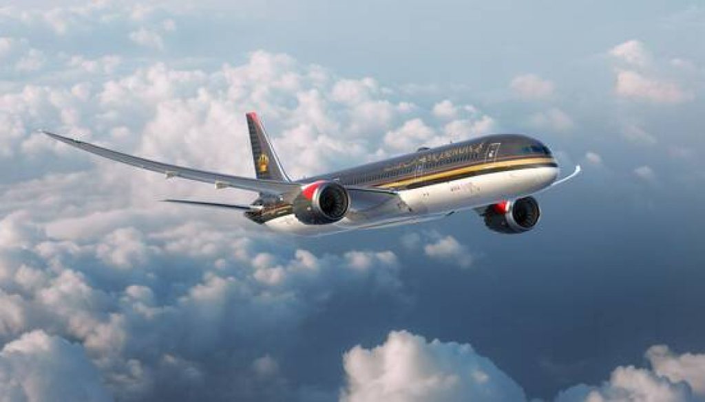 Royal Jordanian Grows its Long-Haul Fleet With Order for Boeing 787-9 Dreamliners
