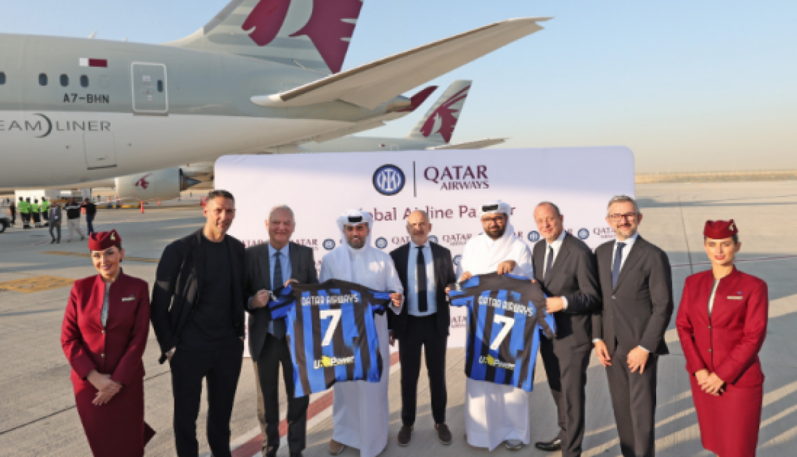 Qatar Airways Becomes the Official Global Airline Partner of Italian Giants FC Internazionale Milano