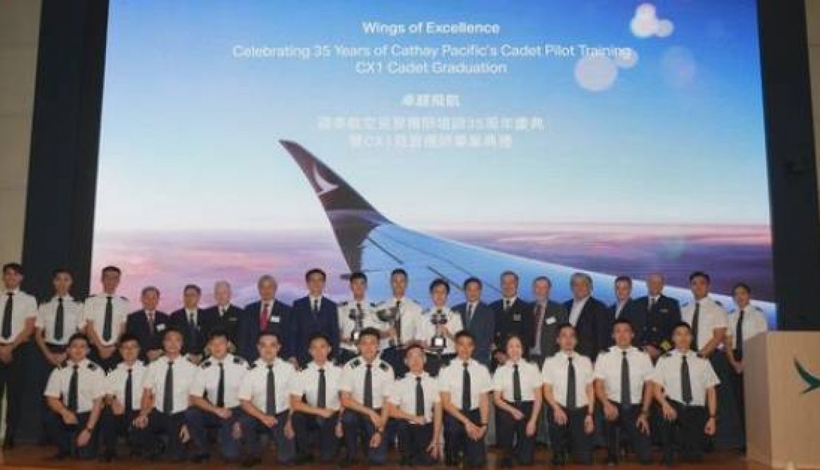 Cathay Pacific Marks 35 Years of Cadet Pilot Training and Graduates First Integrated Programme