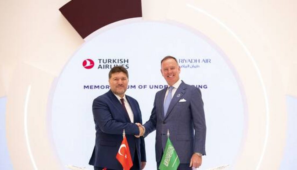 TURKISH AIRLINES AND RIYADH AIR SIGN STRATEGIC COOPERATION MoU