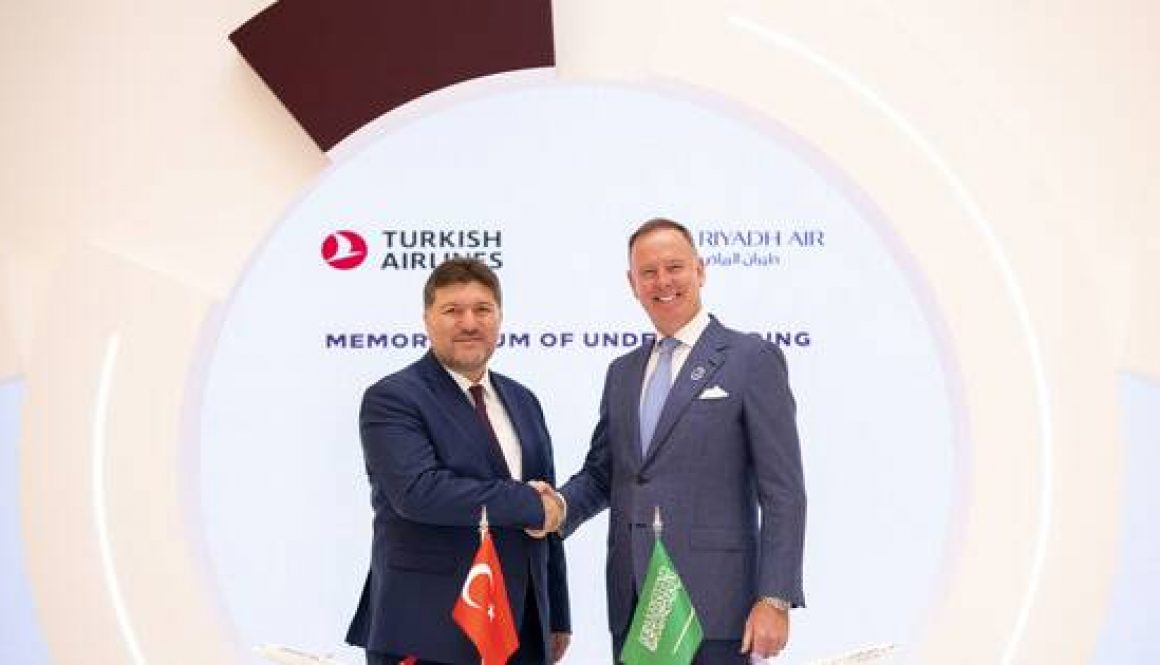TURKISH AIRLINES AND RIYADH AIR SIGN STRATEGIC COOPERATION MoU