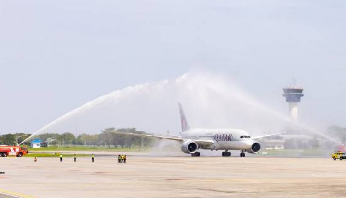 Qatar Airways Touches Down its Inaugural Flight in Medan, Indonesia