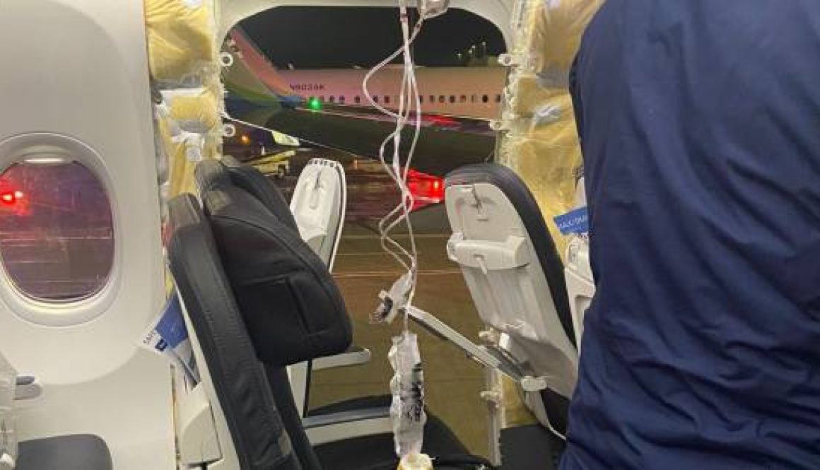 Alaska Airlines grounds all Boeing 737-9 MAX planes after mid-flight window blowout