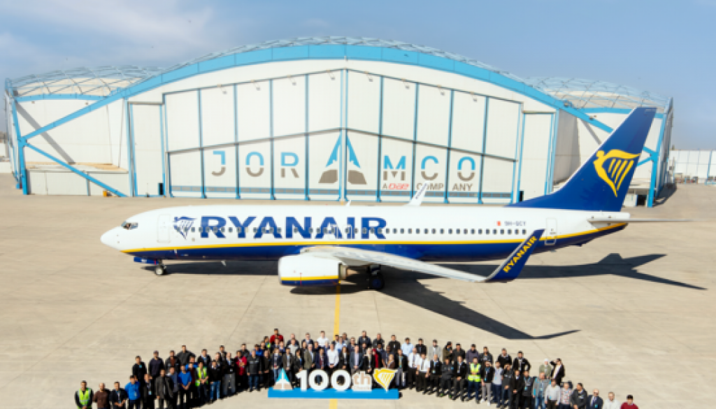 Ryanair Extends Maintenance Pact with Joramco for 10 Years