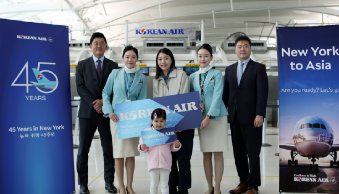 Korean Air celebrates 45 years of serving New York