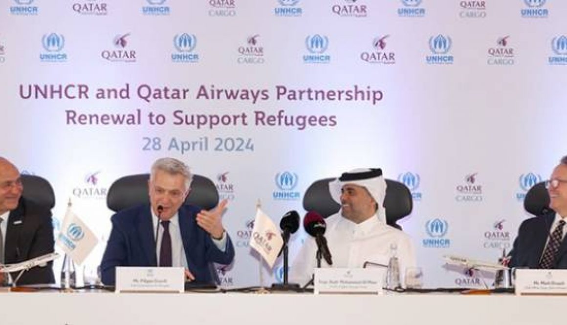 Qatar Airways renews partnership with UNHCR