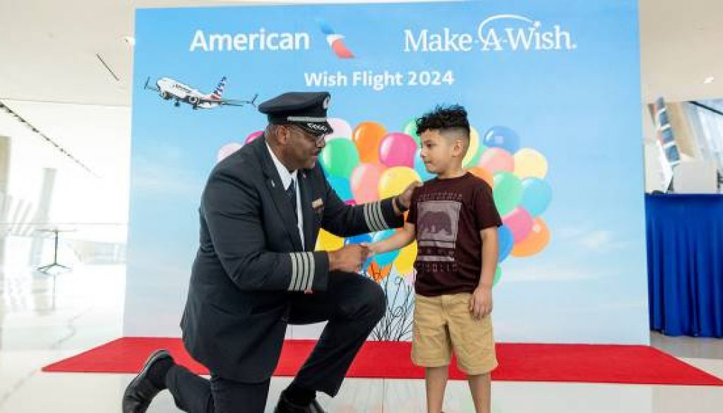 American Airlines, Make-A-Wish® and Disney host Wish Flight