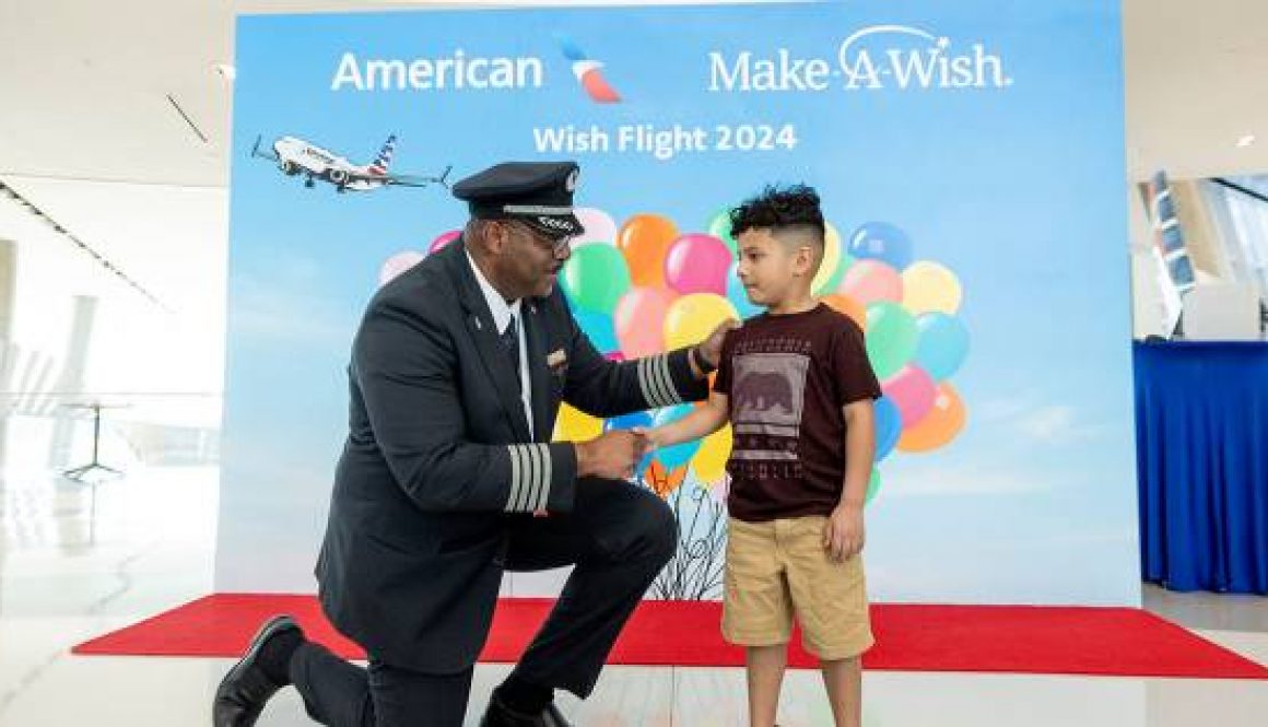 American Airlines, Make-A-Wish® and Disney host Wish Flight