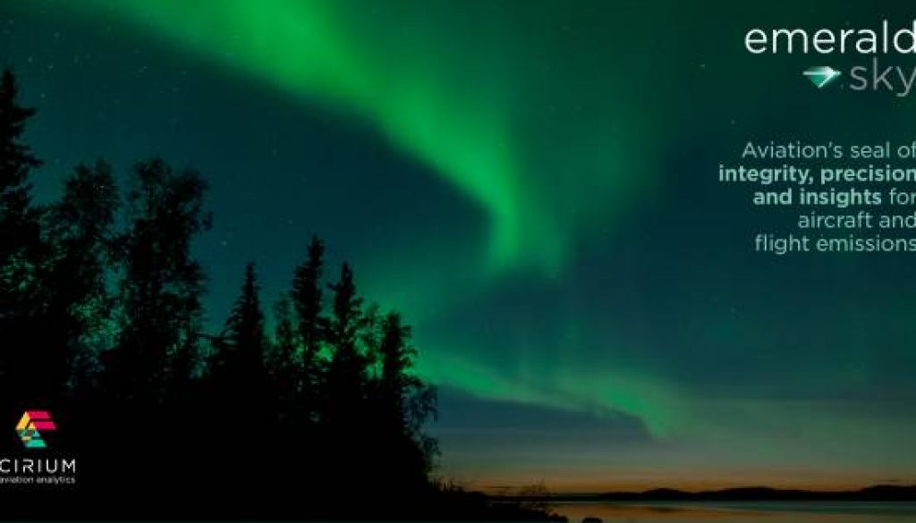 Cirium’s Emerald Sky set to transform aircraft emissions and fuel burn data accuracy
