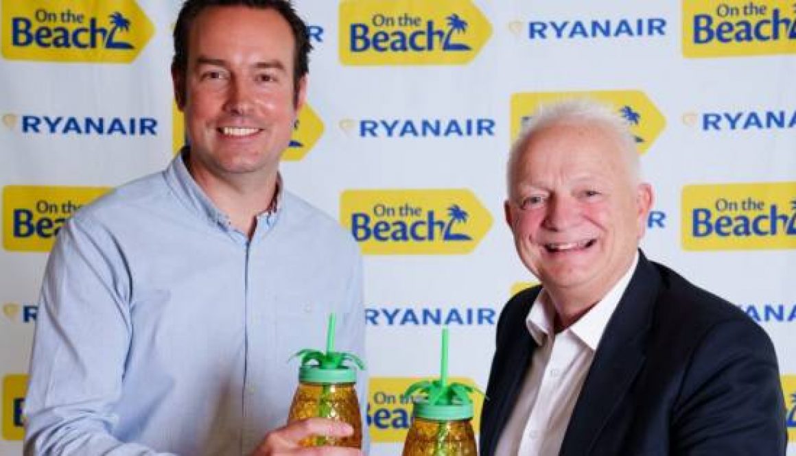 On the Beach Partners with Ryanair for Low Fare Flight Packages