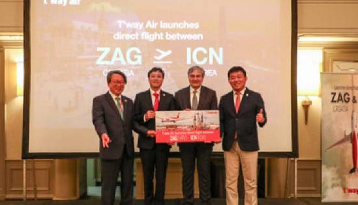 T’way Air, a Korean Low-Cost Carrier, to Launch Zagreb-Seoul (Incheon)