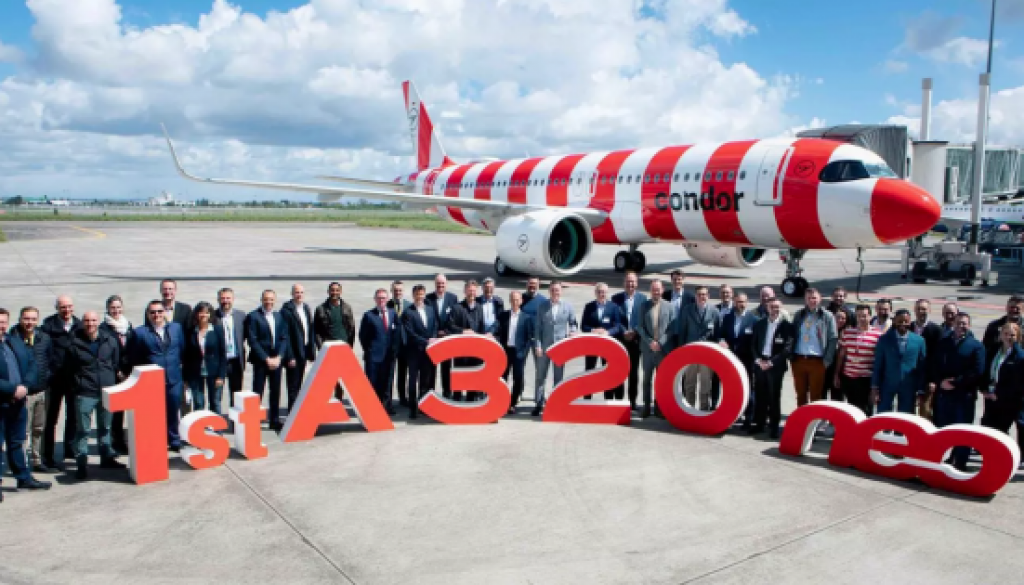Condor has taken delivery of its first Airbus A320neo