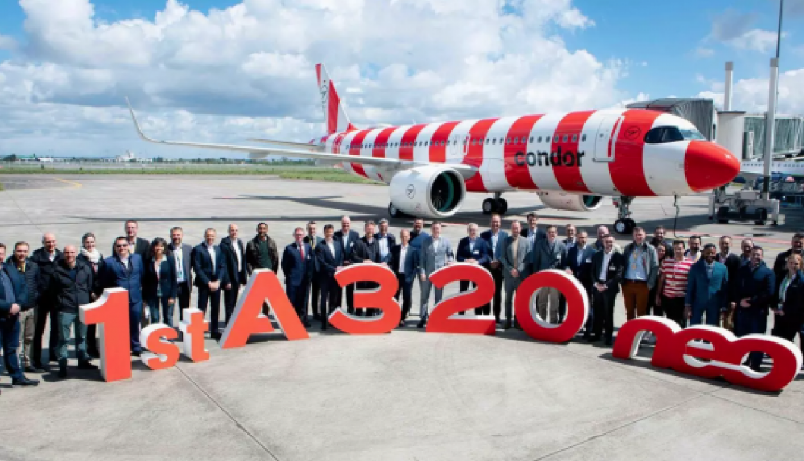 Condor has taken delivery of its first Airbus A320neo
