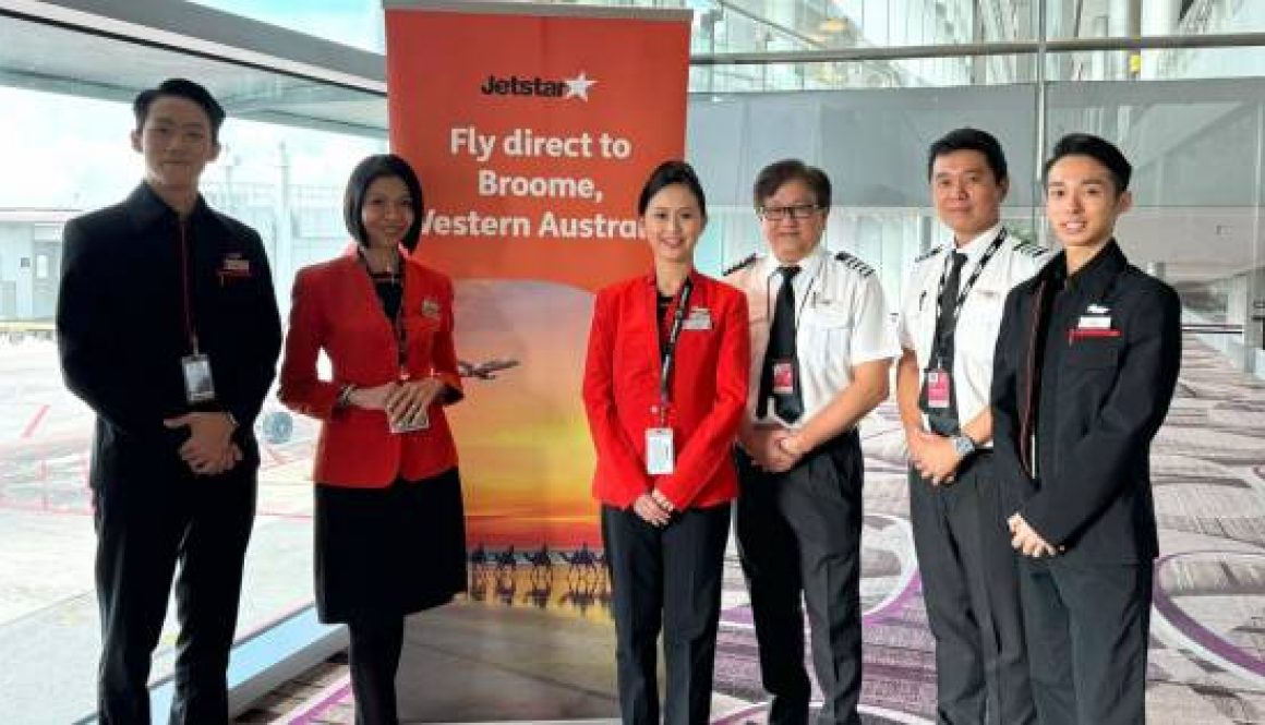 Jetstar Asia launches direct international flights between Broome and Singapore