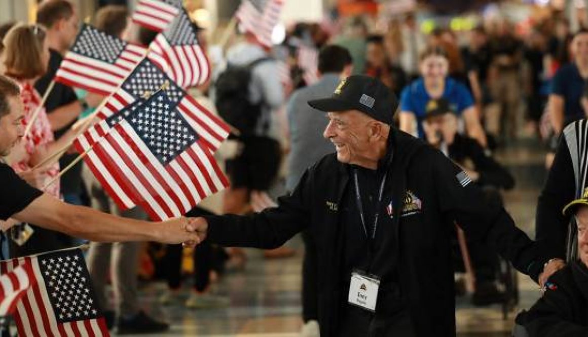 American sends World War II veterans off in honor of the 80th anniversary of D-Day
