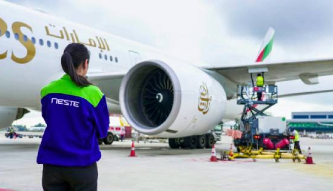 Emirates Launches Sustainable Aviation Fuel Initiative at Singapore Changi Airport