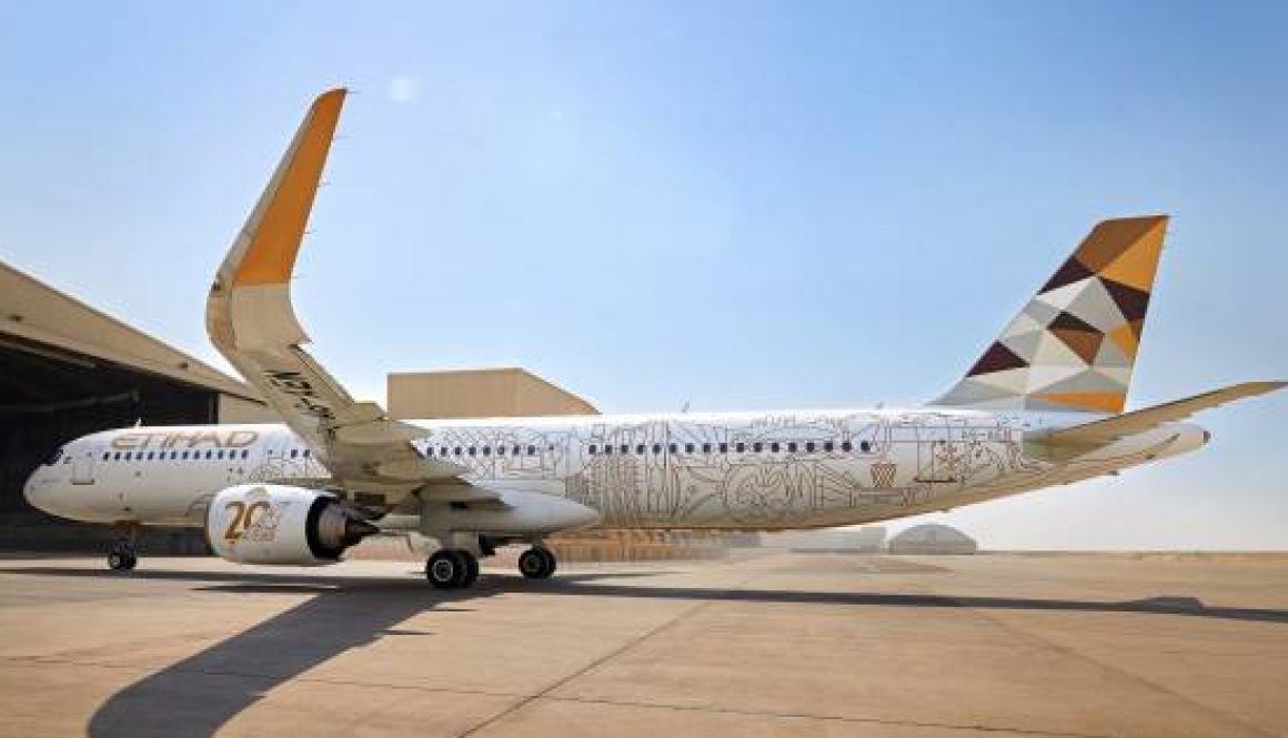 ETIHAD UNVEILS 20th ANNIVERSARY LIVERY