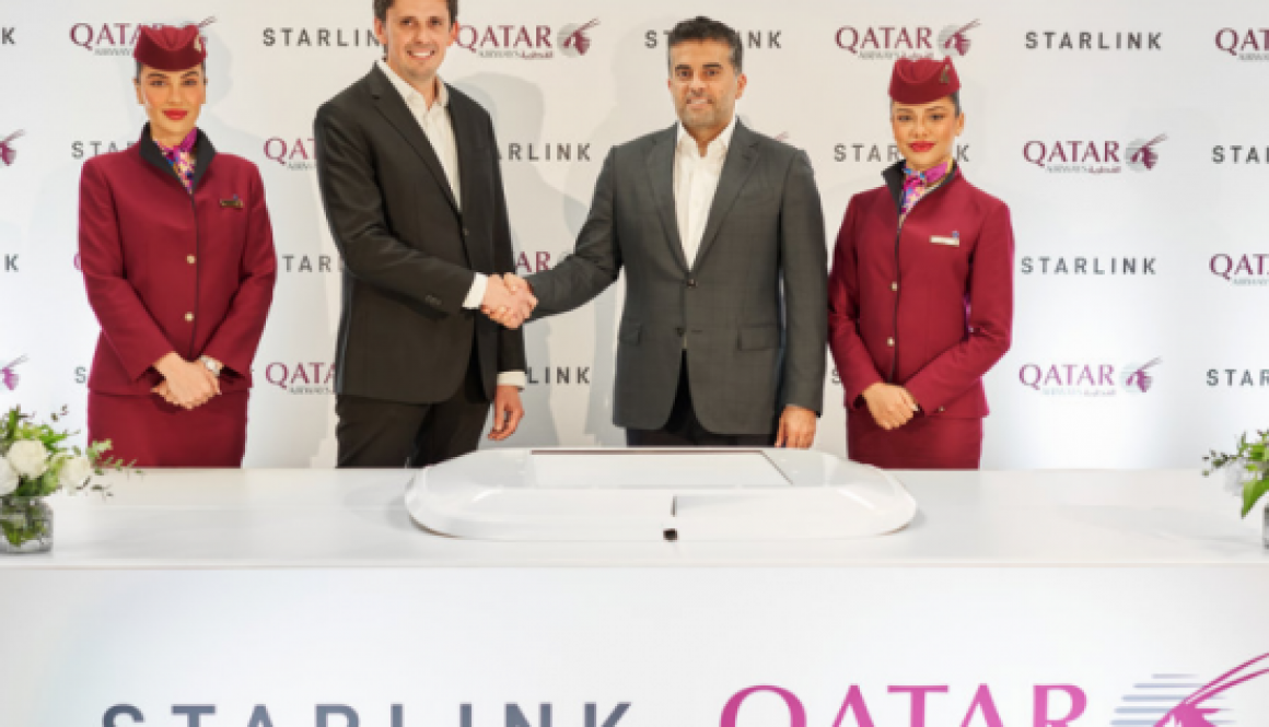 Qatar Airways is the First Leading Airline in MENA to Introduce Complimentary Starlink Wi-Fi Onboard
