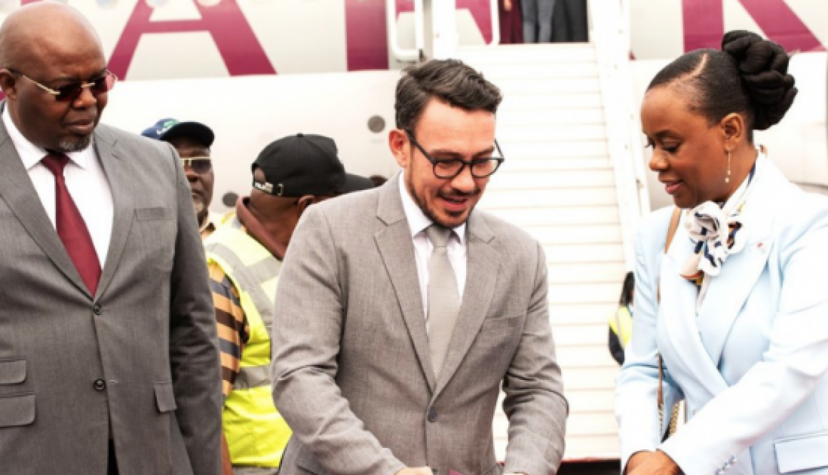 Qatar Airways Touches Down for the First time in Kinshasa, Democratic Republic of the Congo