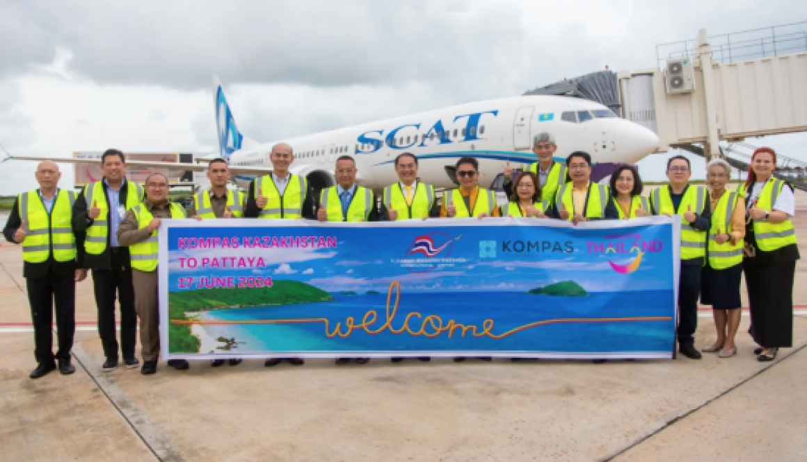 TAT welcomes new flights by SCAT Airlines and AirAsia at U-Tapao–Rayong–Pattaya Airport