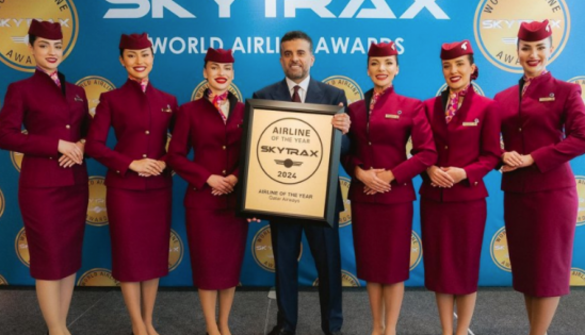 Qatar Airways Secures the ‘Airline of the Year’ Title from Skytrax