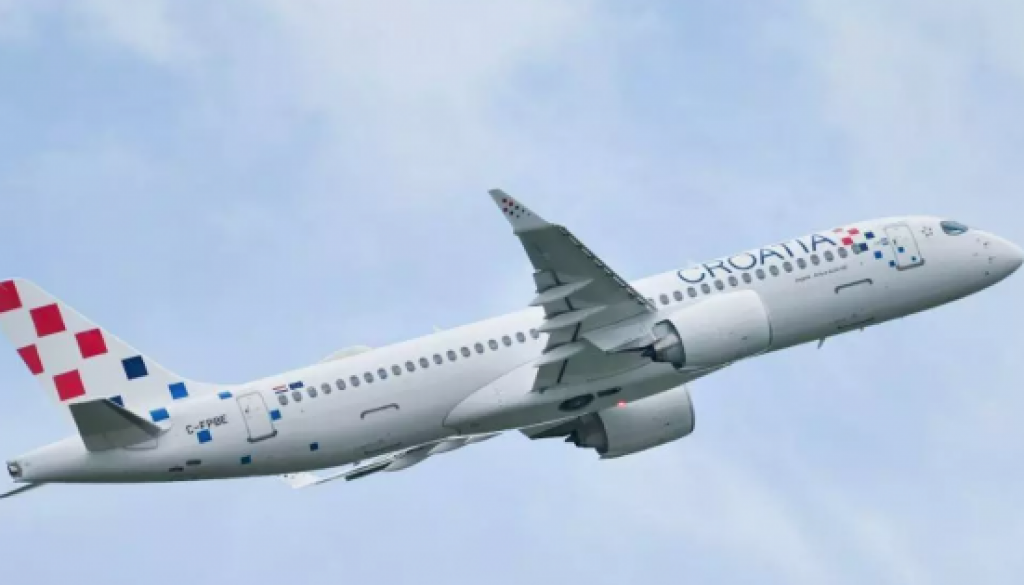 Croatia Airlines takes delivery of its first A220 in new livery