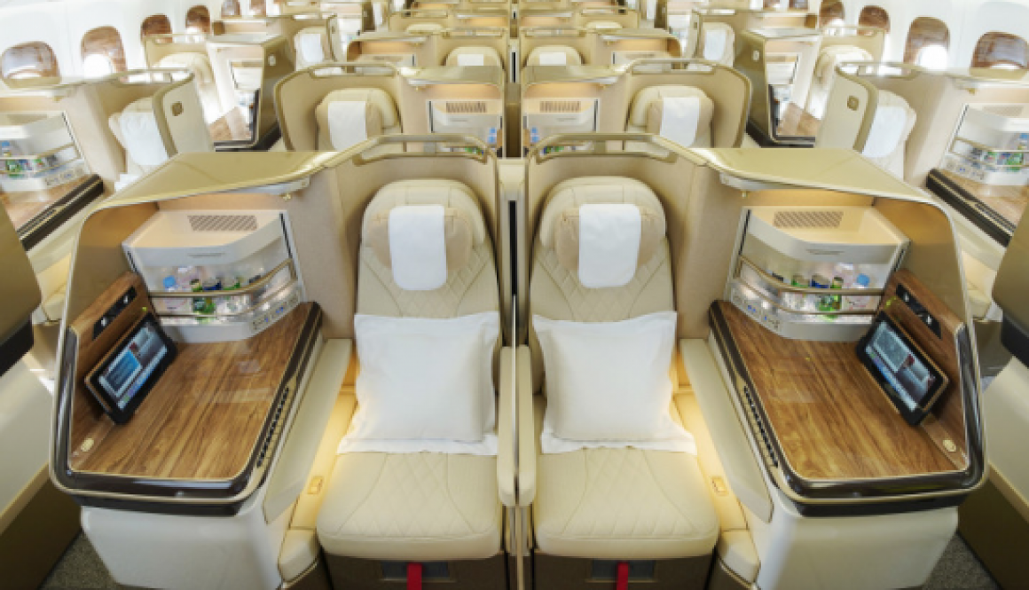 Emirates’ first retrofitted 777 aircraft featuring its latest cabin interiors takes off to Geneva