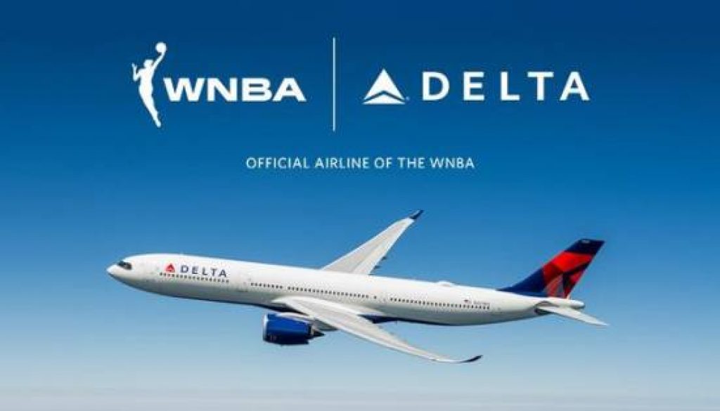 Delta Air Lines named official airline of the WNBA