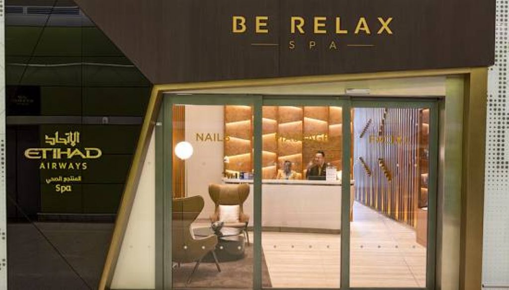 ETIHAD AIRWAYS AND BE RELAX ELEVATE TRAVEL WELLNESS WITH NEW SPA AT ZAYED INTERNATIONAL AIRPORT