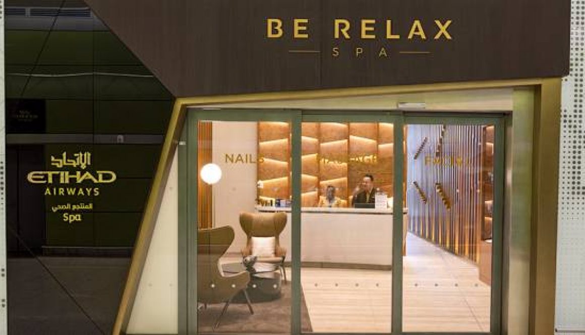 ETIHAD AIRWAYS AND BE RELAX ELEVATE TRAVEL WELLNESS WITH NEW SPA AT ZAYED INTERNATIONAL AIRPORT