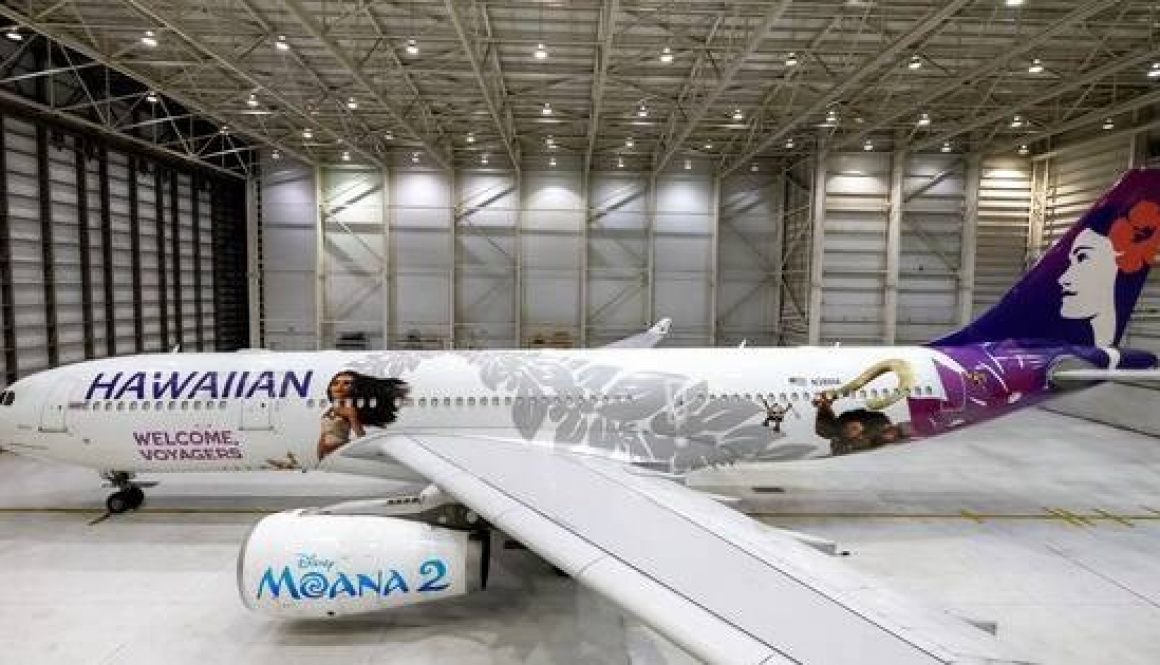 Hawaiian Airlines Welcomes Guests on an Exciting New Voyage with Walt Disney Animation Studios’ ”