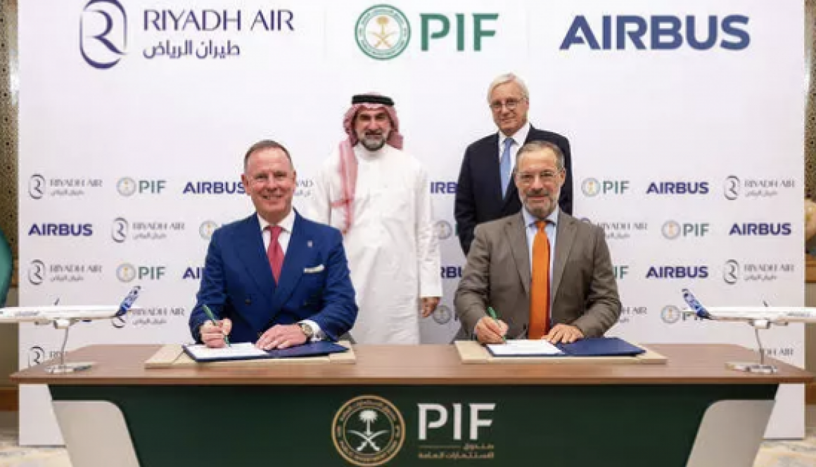 Riyadh Air places firm order for 60 Airbus A321neo Family aircraft