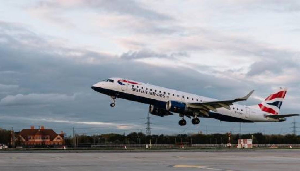 British Airways celebrates its silver anniversary at London City Airport