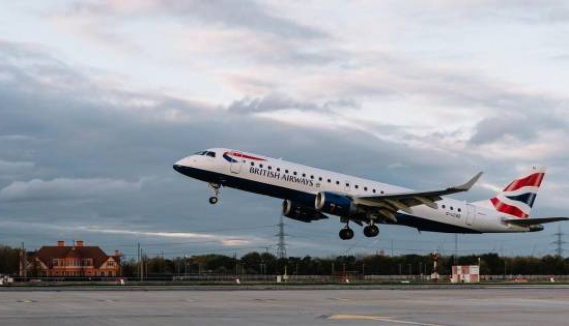 British Airways celebrates its silver anniversary at London City Airport