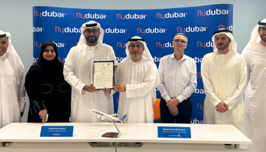 flydubai receives GCAA CAR 147 Approved Maintenance Training and Organisation Certification