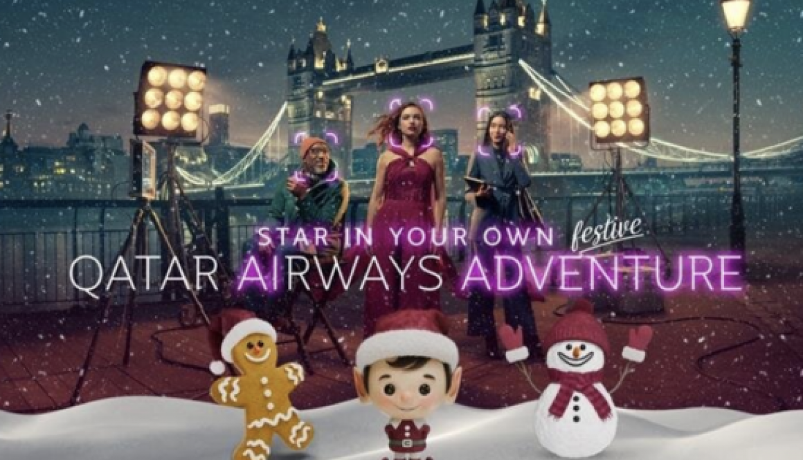 Qatar Airways Takes AI Campaign Festive with Holiday-Themed Scenes and Interactive Giveaway