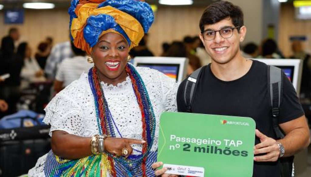 TAP REACHES TWO MILLION PASSENGERS ON PORTUGAL-BRAZIL ROUTES