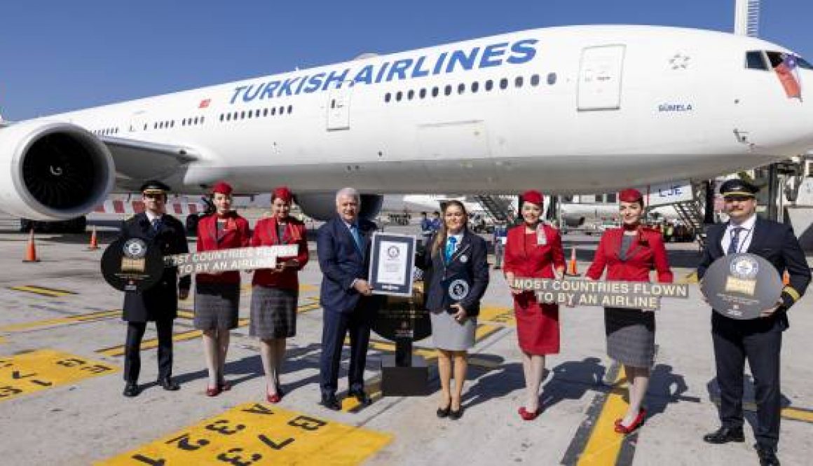 Turkish Airlines sets world record for flying to most countries