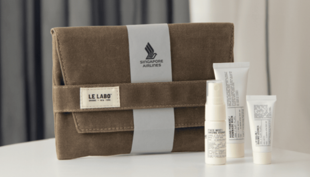 Singapore Airlines launches new amenity kit in partnership with Le Labo