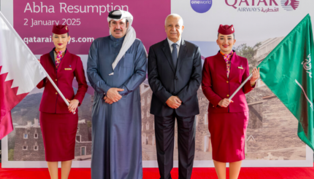 Qatar Airways Touches Down in Abha, its 11th Connection in Saudi Arabia