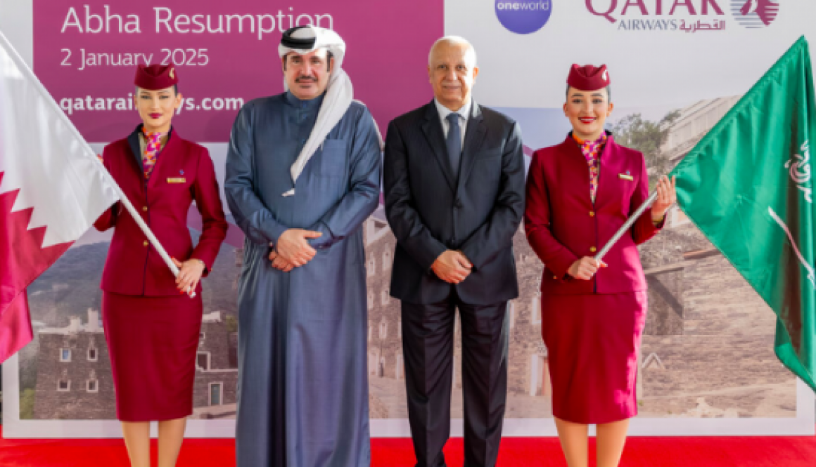 Qatar Airways Touches Down in Abha, its 11th Connection in Saudi Arabia