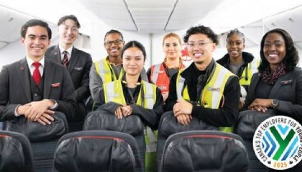 Air Canada Named One of Canada’s Top Employers for Young People 2025
