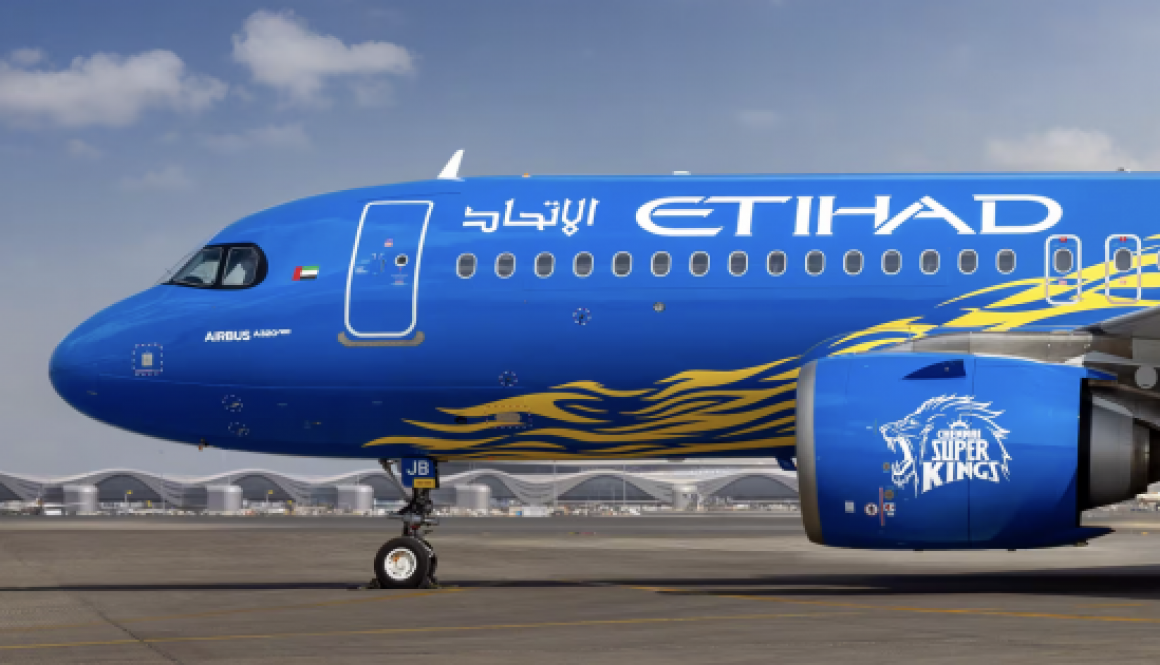 Chennai Super Kings welcomes Etihad Airways to the front of jersey