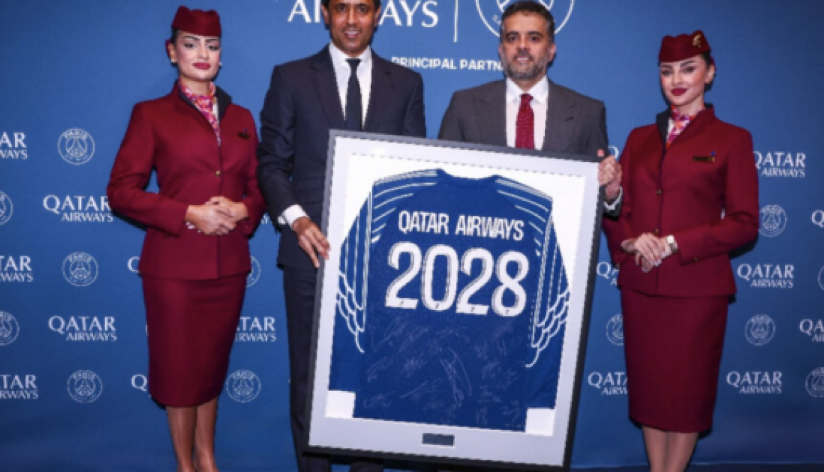 Qatar Airways Extends Principal Partnership with Paris Saint-Germain until 2028