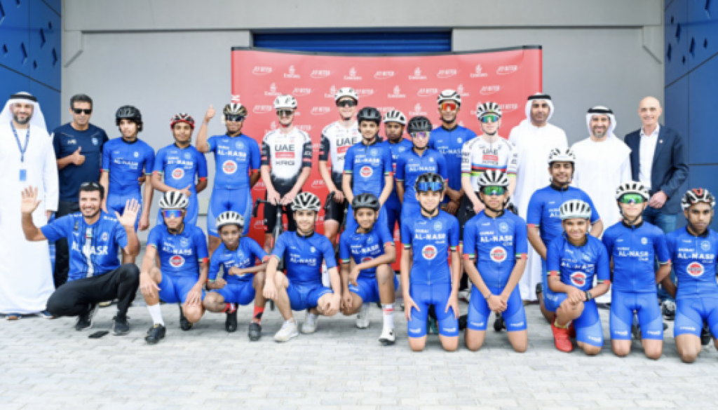 Emirates and UAE Team Emirates XRG partner up to deliver inspiring coaching clinic for cyclists