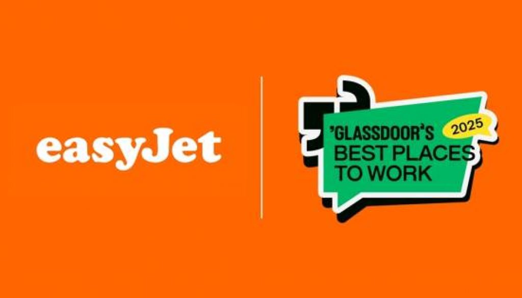 easyJet Achieves Record Ranking as One of Glassdoor’s Best Places to Work in the UK