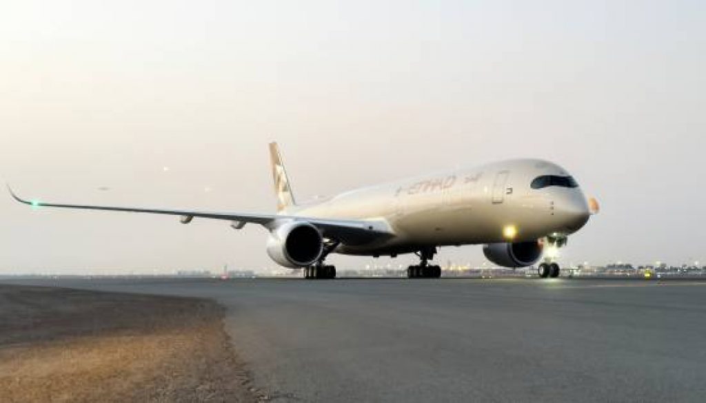 ETIHAD WELCOMES ITS LATEST A350