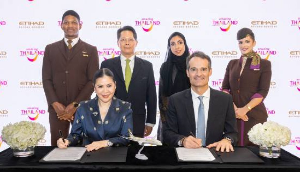 Etihad Airways Signs Memorandum of Cooperation with the Tourism Authority of Thailand