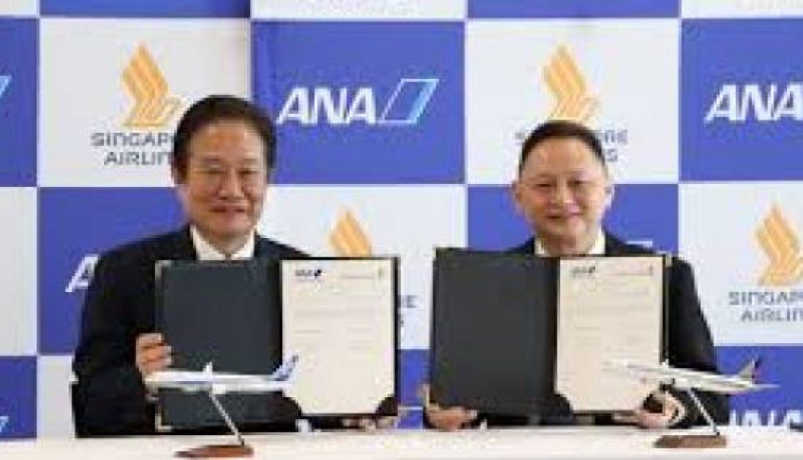 All Nippon Airways And Singapore Airlines Deepen Commercial Cooperation
